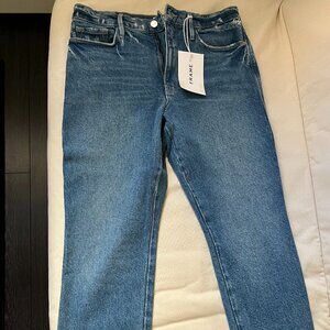 Frame Le Pixie Sylvie Slender Straight Leg Jeans with Tags
